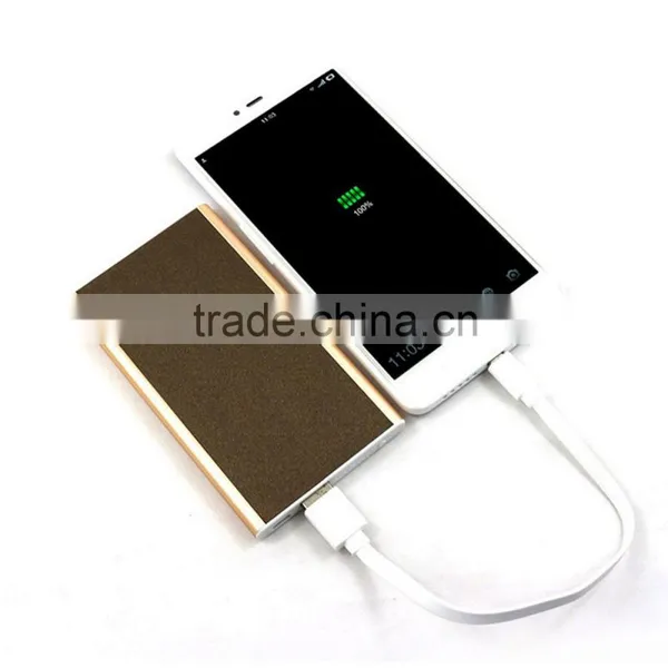 Low Price Leather Slim Power Bank 4000mah Portable Charger Supplier's Choice photo-3