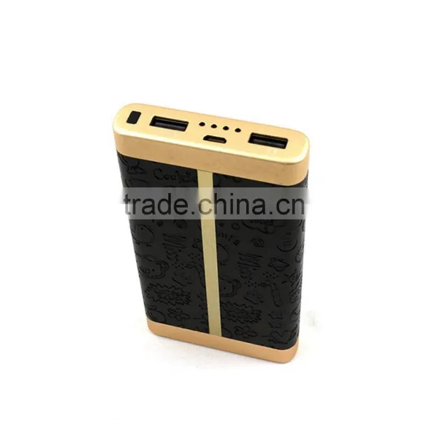 Dual USB Outport 10000mah Portable Charger Mobile Power Bank photo-2