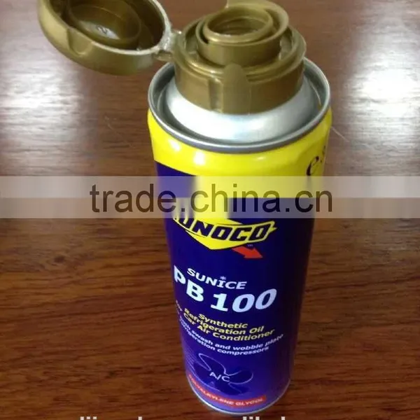 Oxygen Aerosol Can / Aerosol Tin Can 1 Liter / Metal Tin Can With Plastic Caps