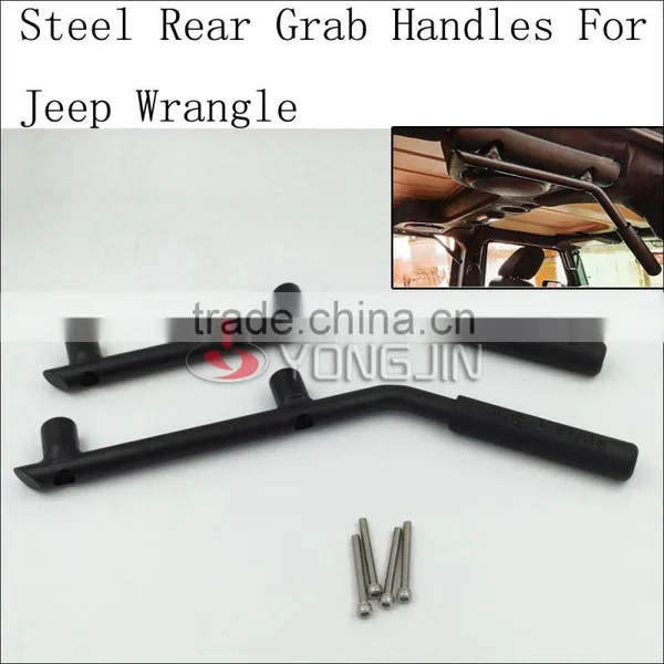 Factory With Low Price Stainless Steel Rear Grab Handles for Jeep Wrangler JK