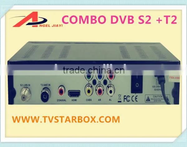 Best Quality Combo Receiver Dvb S2/t2 Receiver Dvb S2+t2+t Digital Satellite Receiver photo-3