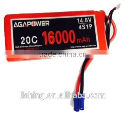 AGA POWER 25C 22.2V 22000mah Li-polymer Battery for RC DJI S900 Drone Fpv, With EC5 Connector photo-5