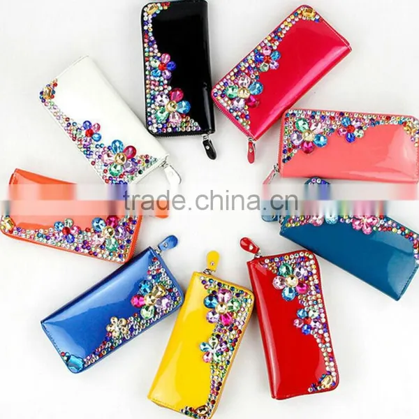 Beautiful Fashion Women Wallet With Stone