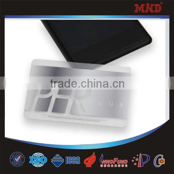 MTT31 Best Material PVC Transparent Business Card/ Plastic Clear Card/ Clear Matt Frosted Transparent Card photo-6