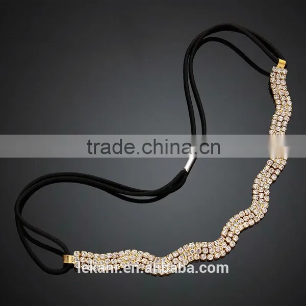 Fancy Women Crystal Wedding Korean Quality Bijoux photo-3