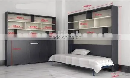 Saving Hidden Wall Bed,folding Wall Bed,wall Bed With Cabinet(SZ-WBA90-C ) photo-2