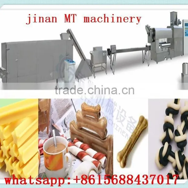 Different Shape Dog Treats Production Line/making Machine/dog Chew Processing Line photo-6