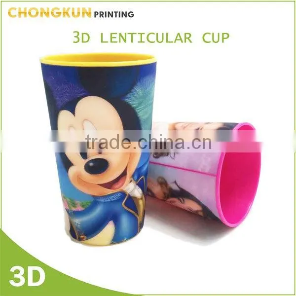 2016 Sample free plastic cup, making lenticular plastic sample cup