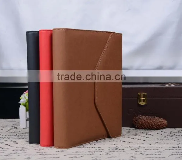 2015 Fashion Custom Multifunction Business Leather Factory Power Bank Notebook Quality Choice photo-3