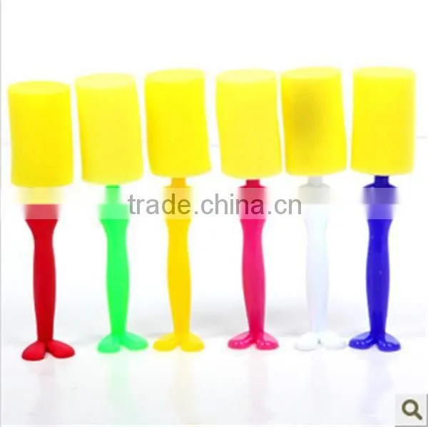M059 Interesting Cartoon Washing Brush Sponge Clean Cup Brush Glass Brush photo-4
