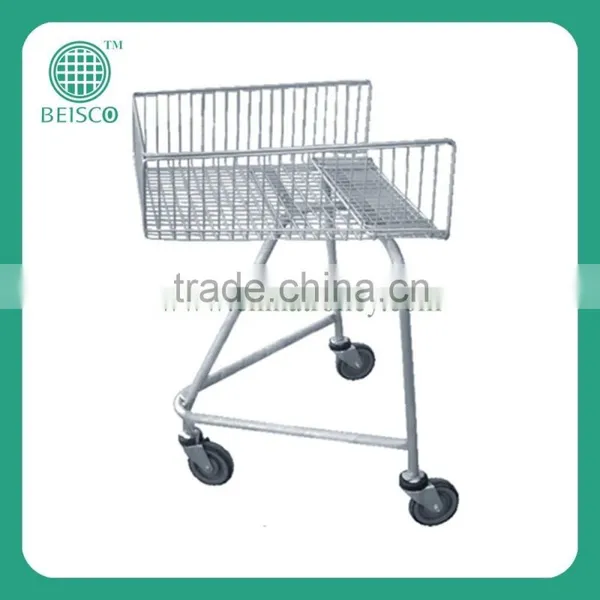 Wheeled Market Trolley for Supermarket /shopping Mall/ Retail Store photo-6