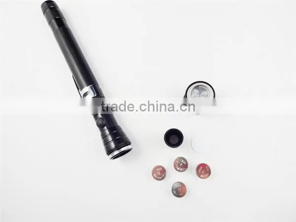 Onlystar Ce Rohs Emergency Promotional Torches Bright Handy Lamp Aluminum Work Telescopic Flexible Magnetic Pick Up Flashlight photo-5