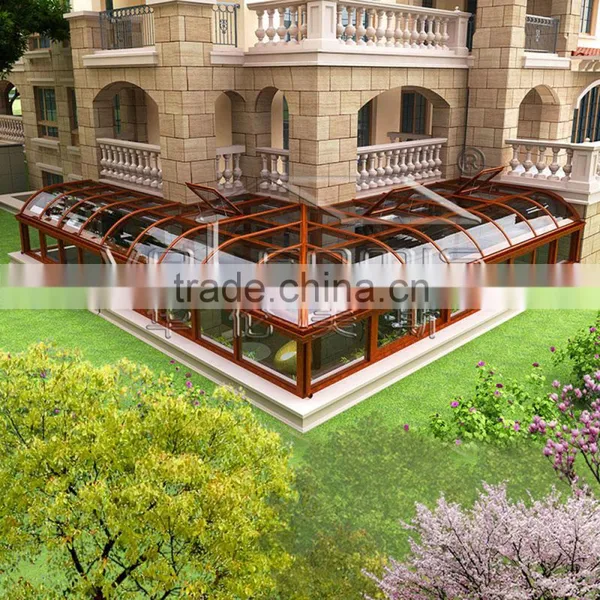 A6 Deft Design and Elegant Shape Aluminium Greenhouse/sun Lounge photo-3