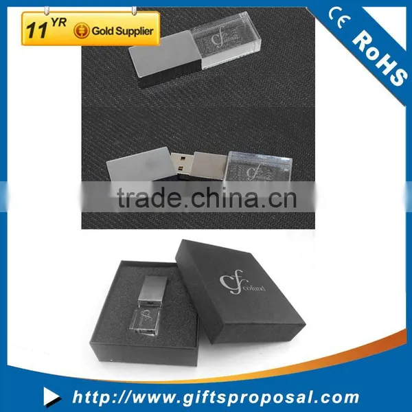 Wholesale Price Pendrive Engraving Laser 3D Logo on Crystal USB Flash Drive USB Disk photo-5