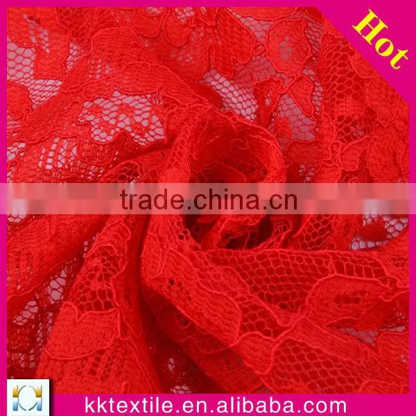 New Arrival China Supplier Guipure Lace Fabric With 100% Nylon Mesh Fabric photo-2