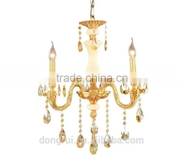 Europe Royal Style Classical Full Copper Baccarat Luxury Decorative Lighting Hotel Chandelier For Wall Light 265-2W photo-3