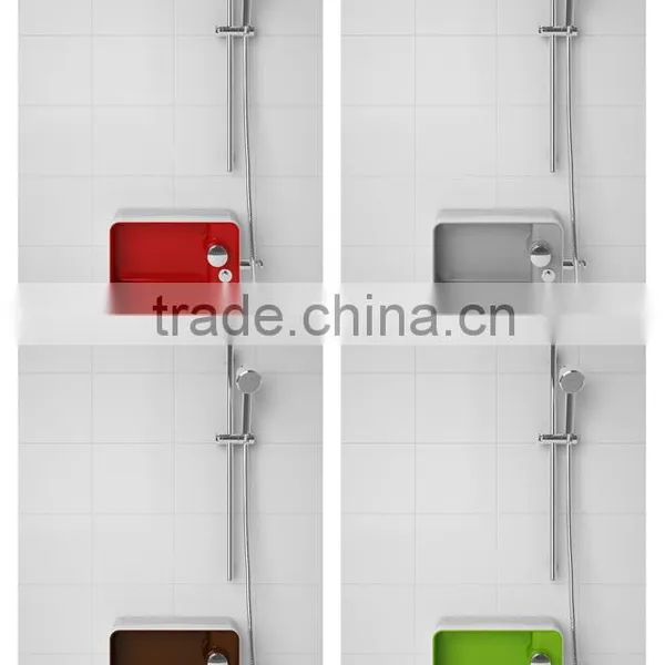Cebien 'Puzzle-200' Mixer Shower Set With Mirror and Colorful Storage Unit photo-4
