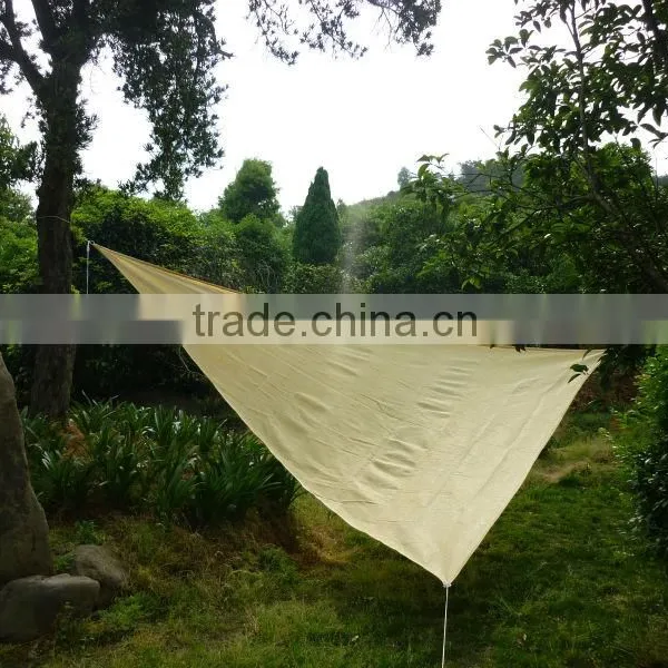 HDPE Outdoor Triangle Sunshade Sail Carport