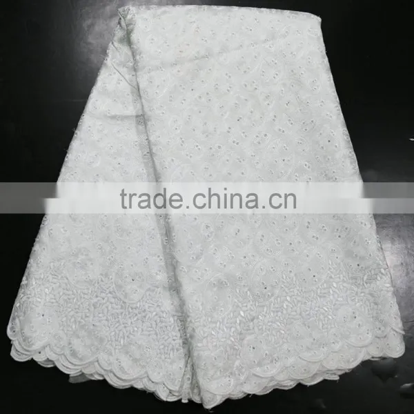 2015 New Fashion Organza Lace Heavy Double African Organza Lace for Wedding Dress photo-5