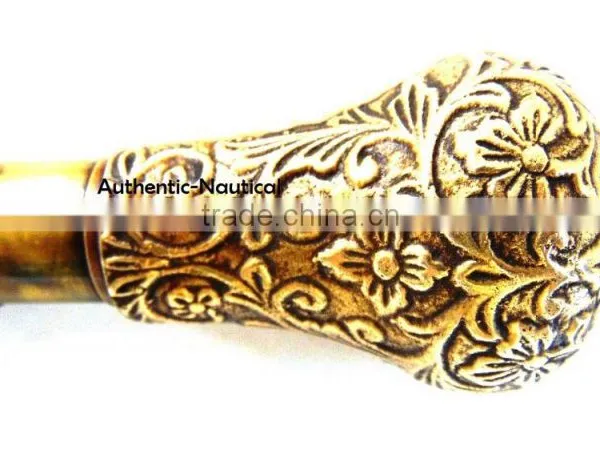 ANTIQUE BRASS DESIGNER WALKING CANES-HOME DECOR WALKING CANES-DESIGNER WALKING CANES Wk1172 photo-4