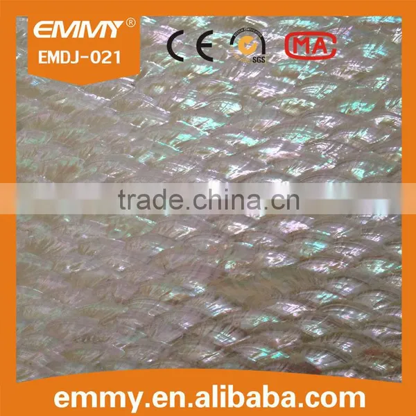 Nature White With Green Donkey'-ear Mother of Pearl Paua Shell Sheet photo-2