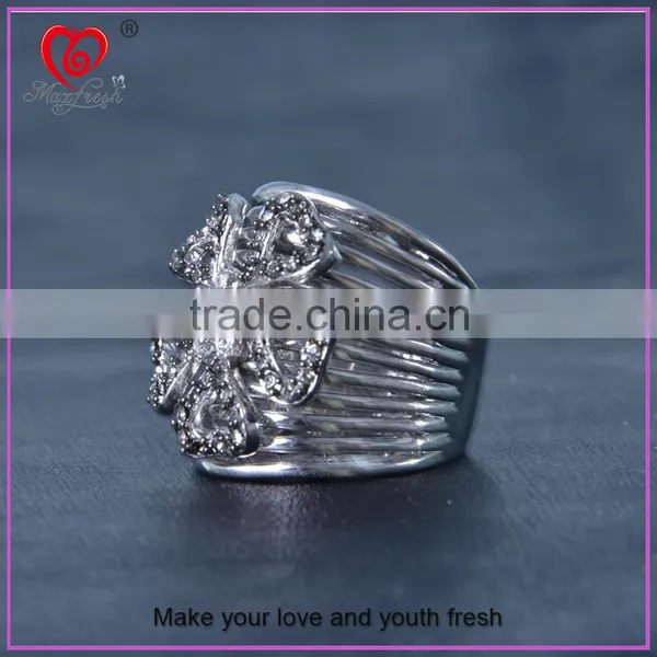Wholesale New Design Roman Ring Silver Stone Ring Designs Top Quality Man Ring Silver