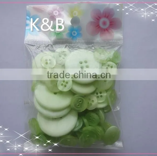 DIY Christmas Decorative Buttons, Decoration Round Resin Buttons photo-3