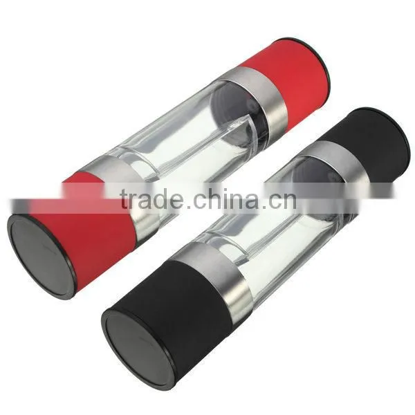 ABS Manual Dual Grind 2 In 1 Salt Pepper Spice Mill Salt & Pepper Grinder photo-3