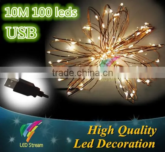Global Top Sale!!! 10M Micro Led Fairy String Lights With USB Connector photo-2