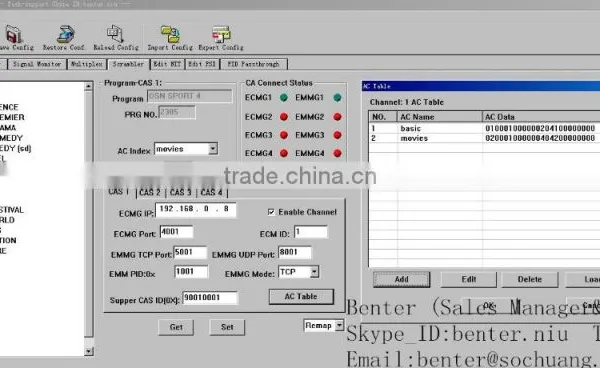 4in1 Satellite Dvb-s2 Dvb-c Transmodulator(DisEqc/22KHz,8*DVB-S/S2+4*ASI In,4 QAM RF Out) photo-5