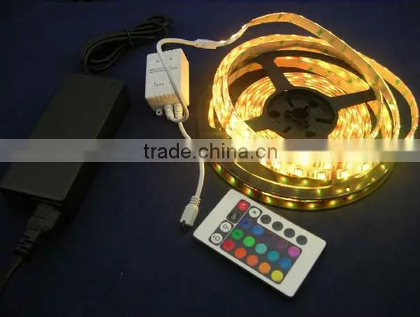 2016 Most Popular 5050 RGB Led Strip Light With Remote Controller and Power photo-3