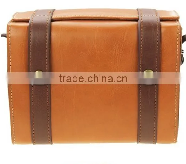Factory High Quality Stylish Leather Camera Case Bag in Dongguan photo-2