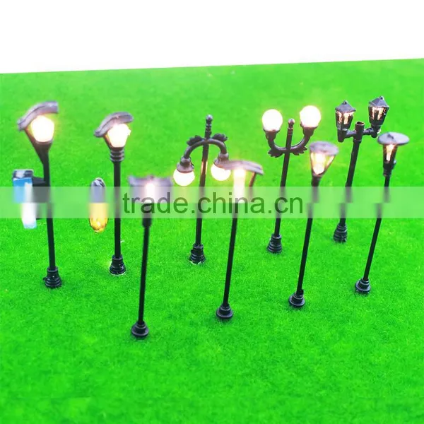 Plastic Building Material Outdoor Light For7cm, Scale Model Building Lighting, HO Scale,N Scale, ML-19 photo-5