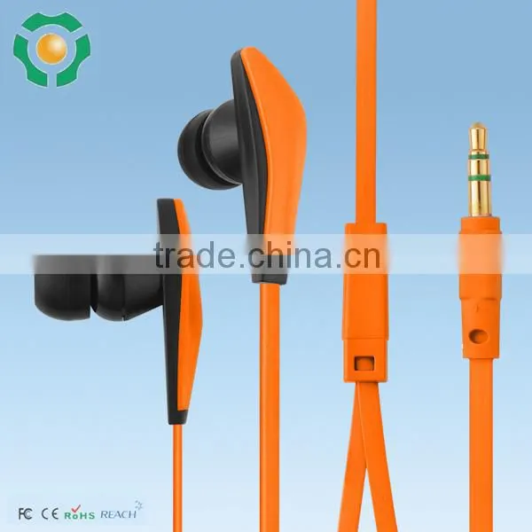 Flat Cable in Ear Earphones Promotion Stereo Earphone Custom Logo in Bulk photo-4