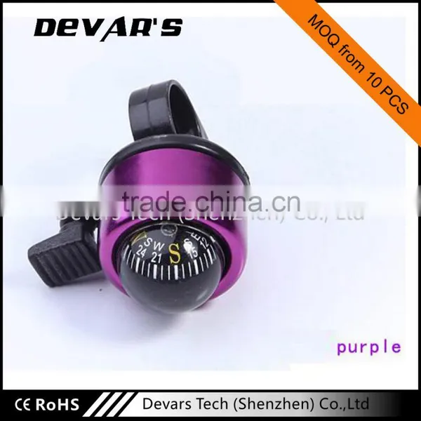 Wholesale Different Colors of Compass Small Bell LED Bicycle Front Light photo-6