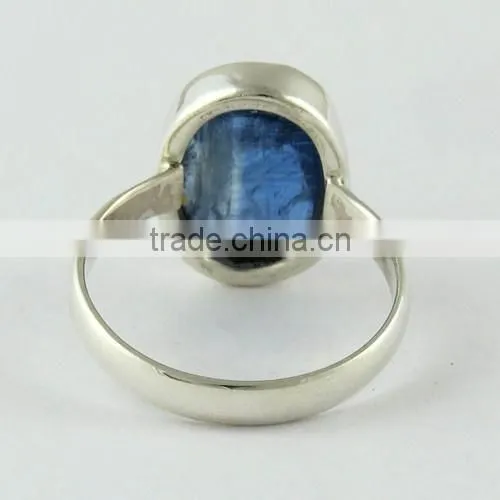 Sea Current !! Blue Kyanite 925 Sterling Silver Ring, Wholesale Silver Jewelry, Silver Jewelry photo-5
