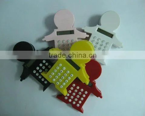 8 Digts Mini Pocket Kid Shape Gift Calculator