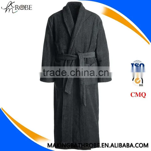Terry Cloth Robes Wholesale Spa Robes Terry Bathrobe With Hook and Loop Quality Choice photo-6