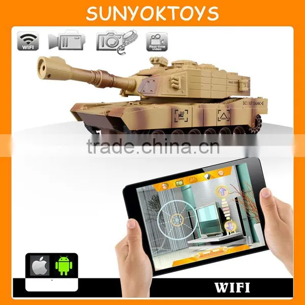 WIFI RC Tank With Camera &Real-time Video Transmission, RC Car With Camera