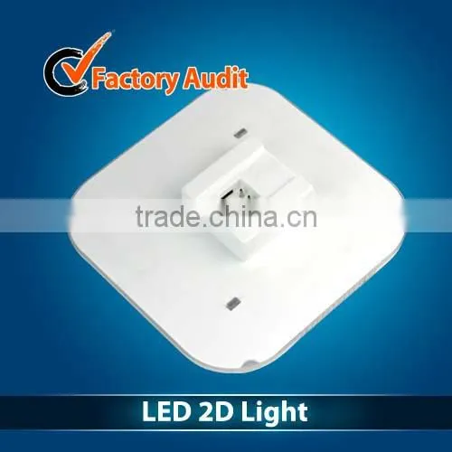 14W 2D LED Panel Light 1400 lumens GR8 2pin