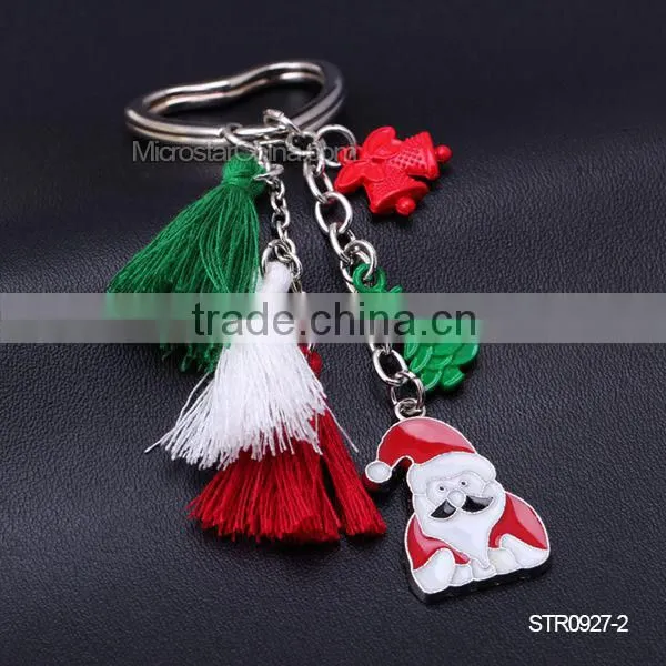 Lucky Gift Christmas Charm Tassel Key Chain photo-3