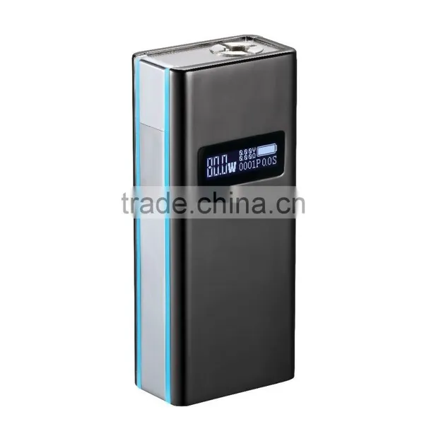 e cig box mod 80W mod temperature control Led light box mod