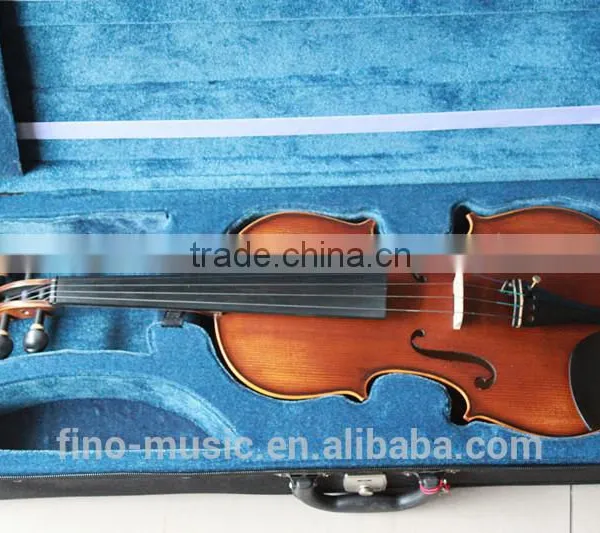 (FV-13E) Solid Violin Handmade Violin Ebony Parts photo-3