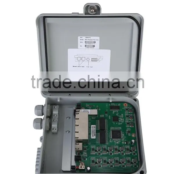 8*10/100Mbps Ethernet Interfaces Reverse PoE ONU Industrial Grade PACPON With Waterproof Thunder Prevention photo-4