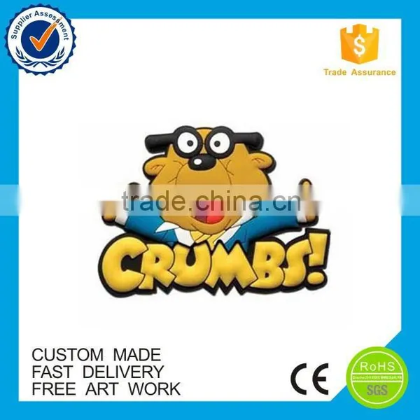 High Quality Cartoon Animals Soft Pvc Rubber Fridge Magnet photo-6