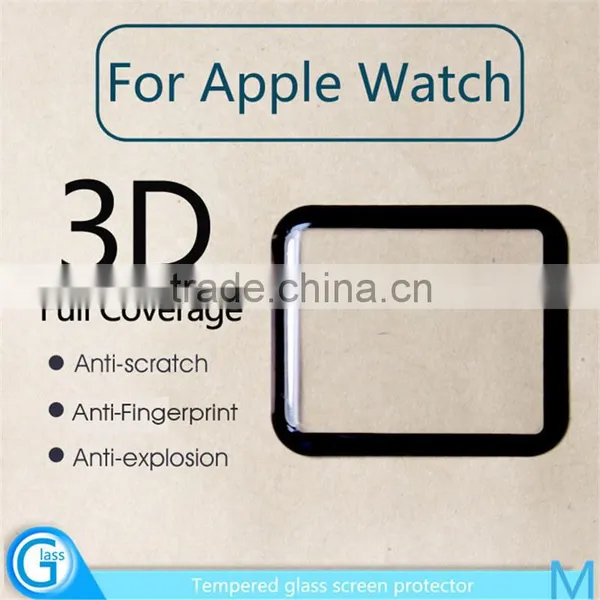 For Apple Watch 3D Full Cover Tempered Glass Screen Protector