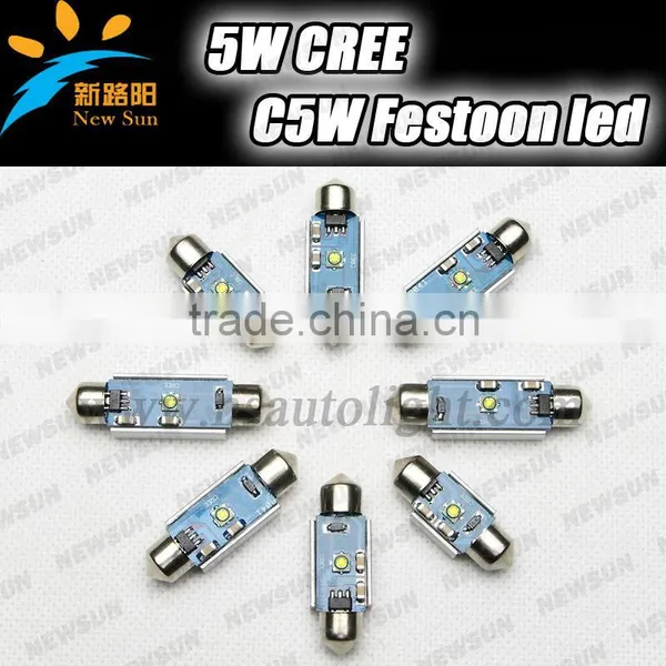2014 Hot Sale 9-30V DC/AC LED Dome Festoon Lights for All Cars With 31MM/36MM/39MM/42MM Available