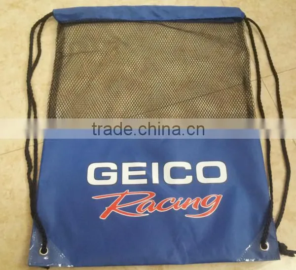 Drawstring Bag Custom Mesh Drawstring photo-4