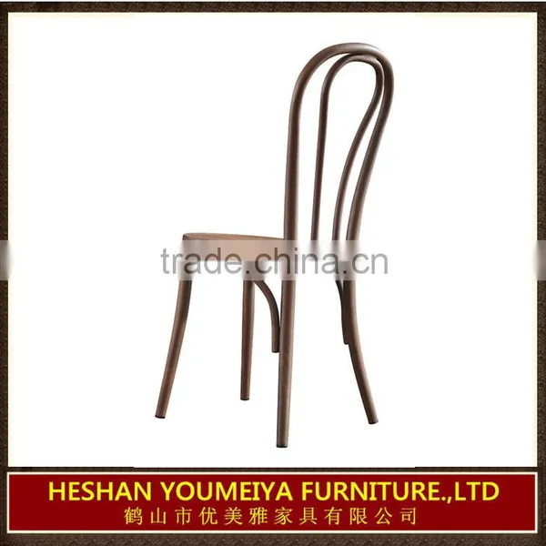 Aluminium Bistro Chair With Wooden Finish YL1089 photo-2