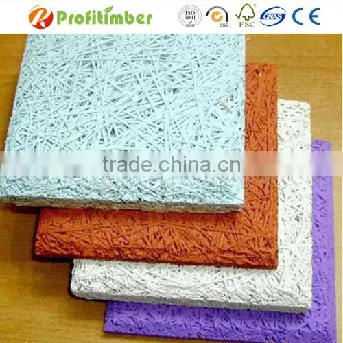 Fireproof and Sound Absorbing Interior Wood Wool Acoustic Panel photo-3